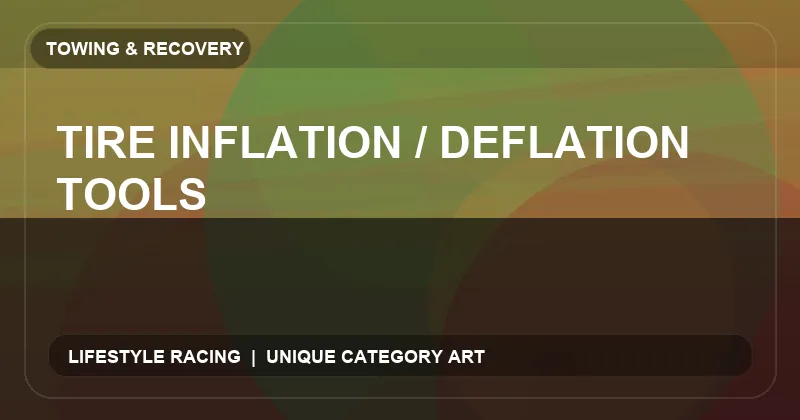 Tire Inflation / Deflation Tools
